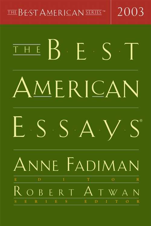 乐天商城 - 【古本】 Best American Essays (2003) - Robert Atwan (Mariner Books) 【紙書籍】 9780618341610