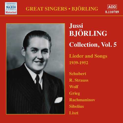  Bjorling Collection 5 - Jussi Bjoerling (Naxos) 636943178928