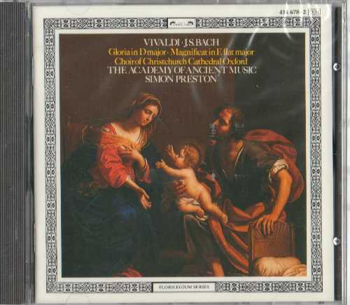 【中古】 Vivaldi: Gloria in D major / Bach: Magnificat in E flat major (BVW 243a) - Oxford Antonio Vivaldi; Johann Sebastian Bach; Simon Preston; The Academy of Ancient Music; Choir of Christ Church Cathedral (Decca Special Imports) 028941467829