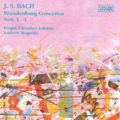  Brandenburg Concerti 1-4 - Bach; Mogrelia; Pcs (Lydian) 747313111923