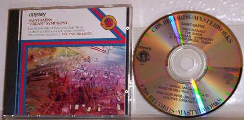 【中古】 Saint-Saens: "Organ" Symphony, Danse Macabre, Bacchanale from Samson & Deliah and Other Great Orchestral Showpieces - Camille Saint-Saens; Eugene Ormandy; Philadelphia Orchestra (Sony/Columbia) 074643892025