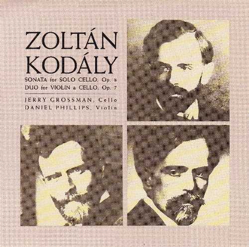 【中古】 Cello Sonata - Kodaly; Grossman; Phillips (Elektra / Wea) 075597907421