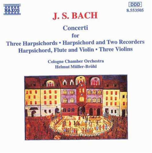 【中古】 Concerti for Harpsichord Flute & Violin - J S Bach (Naxos) 730099450522