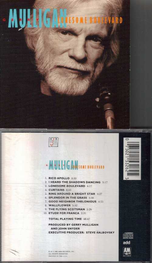 【中古】 Lonesome Blvd. - Gerry Mulligan (A&M) 075021532625