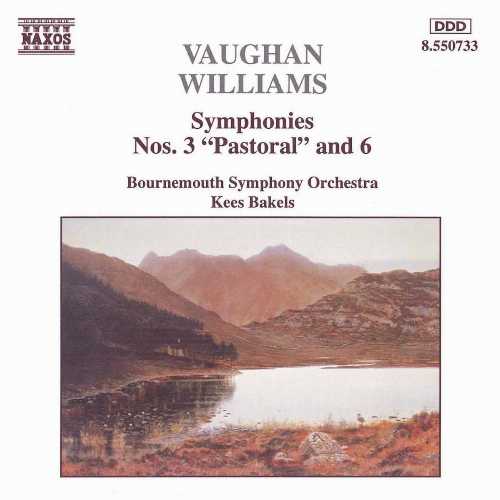 【中古】 Symphonies 3 6 - R Vaughan Williams (Naxos) 730099573320