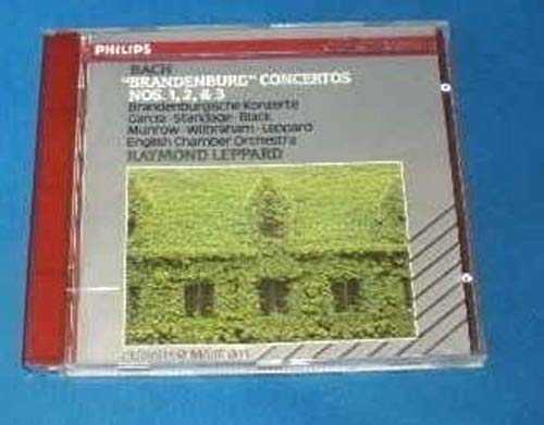【中古】 Bach: Brandenburg Concertos Nos. 1, 2, & 3 - Raymond Leppard (Philips) 028942034525