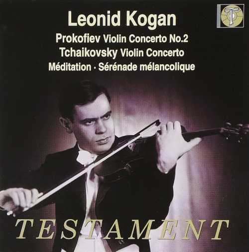  Violin Concerto - Prokofiev / Tchaikovsky / Kogan / Camero (TESTAMENT) 749677122423