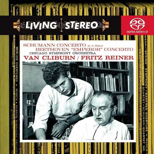  Schumann: Piano Concerto, Op. 54 / MacDowell: Piano Concerto No. 2; To a Wild Rose - Robert Schumann; Edward MacDowell; Fritz Reiner; Walter Hendl; Chicago Symphony Orchestra; Van Cliburn (RCA Legacy) 090266042029