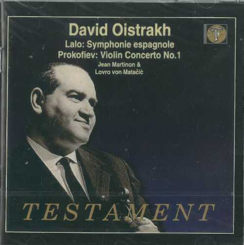  Violin Concerto 1 / Symphonie Espagnole - David Dvlnn Oistrakh (TESTAMENT) 749677111625