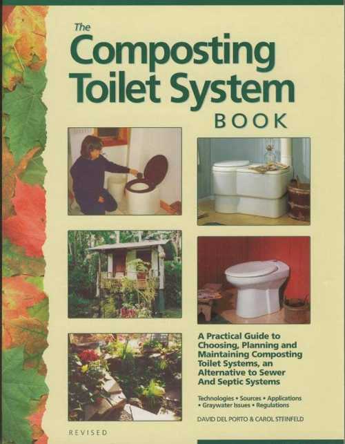  Composting Toilet System Book: A Practical Guide to Choosing, Planning and Maintaining Composting Toilet Systems, a Water-Saving, Pollution-Preventing - David del Porto (Ecowaters Books)  9780966678307