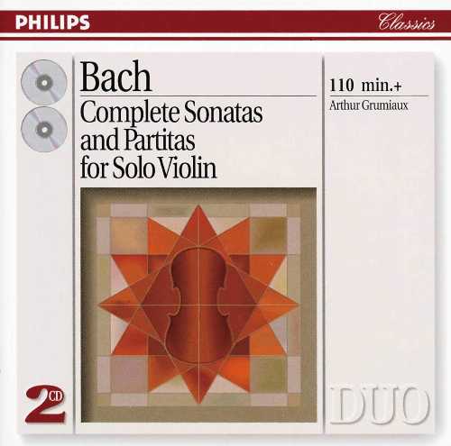  Complete Sonatas & Paritas for Solo Violin - J S Bach (Philips) 028943873628