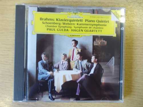  Brahms: Piano Quintet; Schoen - SCHOENBERG ARNOLD / BRAHMS JO (DEUTSCHE GRAMMOPHON) 028943780421