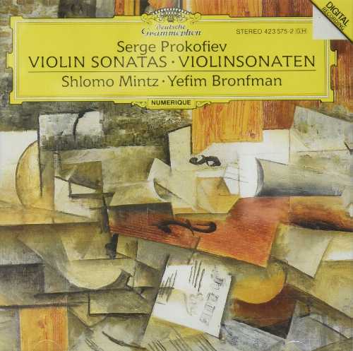 【中古】 Prokofiev: Violin Sonatas 1 op.80 & 2 op.94a - Yefim Bronfman; Shlomo Mintz; Serge Prokofiev (Deutsche Grammophon / Polygram Records) 028942357525