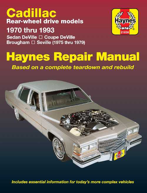  Cadillac Rear Wheel Drive 1970-93 (Revised) - J H Haynes (Cengage Learning)  038345007514