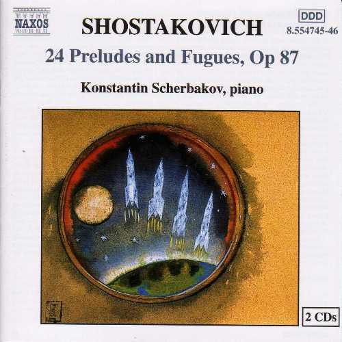 【中古】 24 Preludes & Fugues Op 87 - D Shostakovich (Naxos) 636943474525