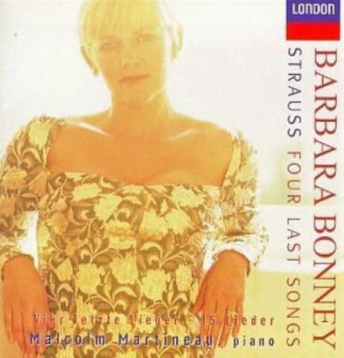 【中古】 Strauss: Four Last Songs / 15 Lieder ~ Bonney - Barbara Bonney; Malcolm Martineau; Richard [1] Strauss (Decca Import / London) 028946081228