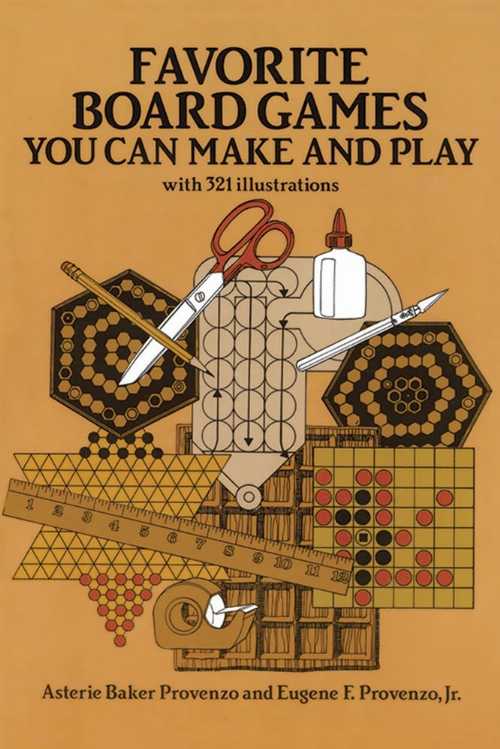 【古本】 Favorite Board Games: You Can Make and Play (Revised) - Asterie Baker Provenzo (Dover Publications) 【紙書籍】 0486264106
