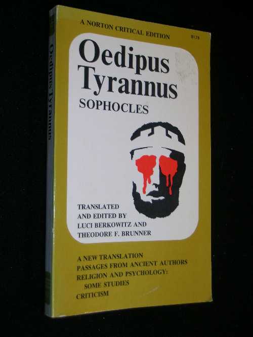  Oedipus Tyrannus - Sophocles (W. W. Norton & Company)  9780393098747