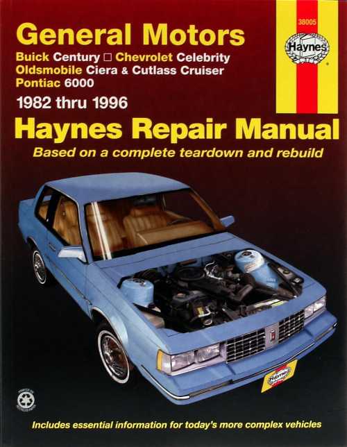  GM A-Car, 1982-1996 (Revised) - John Haynes (Cengage Learning)  038345008290