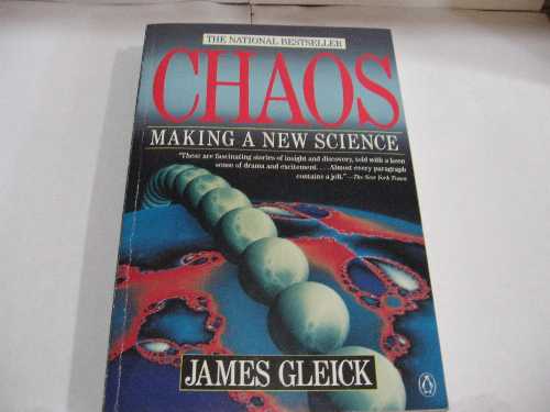  Chaos: Making a New Science - James Gleick (Penguin Books)  9780140092509