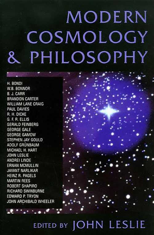  Modern Cosmology & Philosophy - John Leslie (Prometheus)  9781573922500