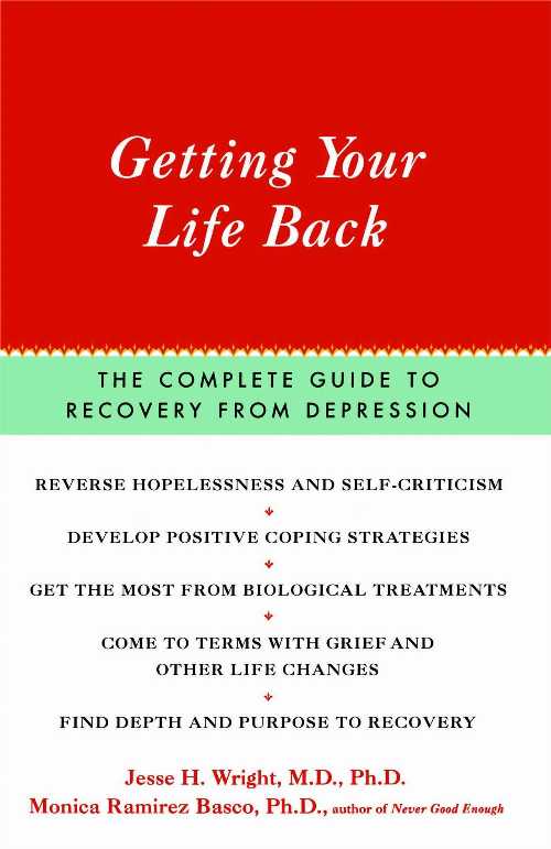  Getting Your Life Back: The Complete Guide to Recovery from Depression - Jesse Wright (Free Press)  9780743200509