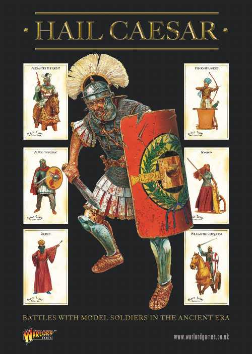  Hail Caesar: Battles with Model Soldiers in the Ancient Era - Rick Priestley (Warlord Games)  9780956358110