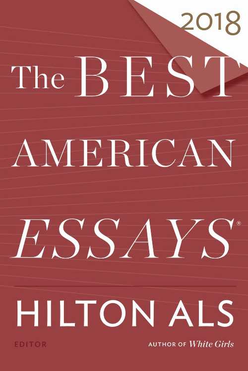  Best American Essays 2018 - Hilton Als (Mariner Books)  9780544817340