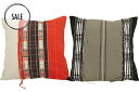 【SALE】NAGA CUSHION / Brown×Orangeタイ・ミャンマー山岳民族 ナガ族 クッションカバー【メール便 送料無料】アウトレットセール