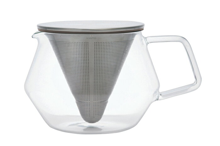 KINTO キントー カラット ティーポット ステンレスフィルター 600mlKINTO CARAT TEAPOT：ティーポット ガラス製ポット ステンレスフィルター【ポイント】