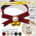 【ポイント10倍 送料無料】猫 首輪 迷子札 超軽量 安全 ストレスフリー リボン 猫首輪 ネコ 安全 鈴 猫用 まいご 迷子 おしゃれ ねこ 軽い チョーカー...
