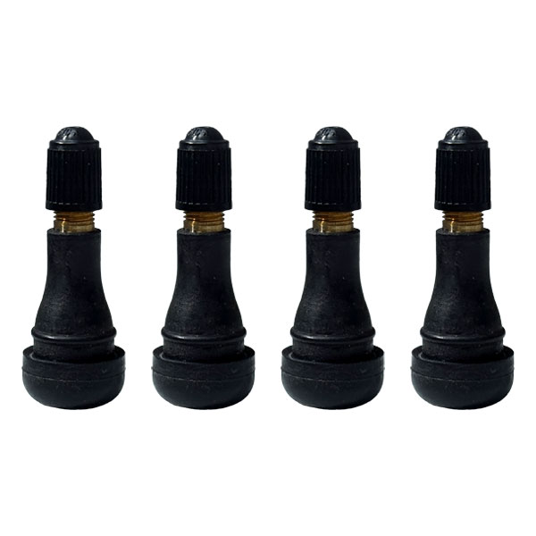 乐天商城 - 【タイヤと購入で送料無料】ゴムバルブ 4個セット(1台分) TR413 全長約45mm【単品で購入の場合は送料880円】