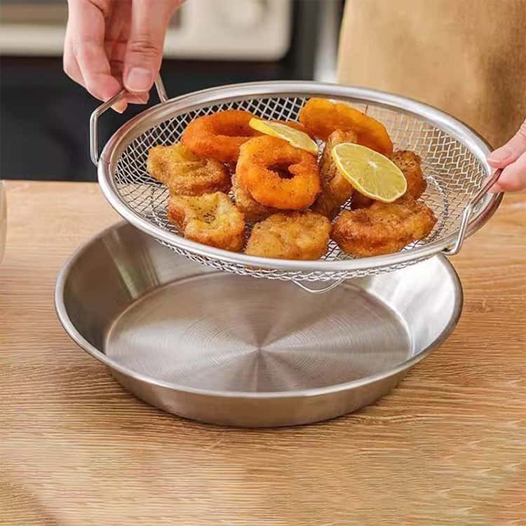 ザルせいろ お皿 2点セット 蒸し器 ステンレス 蒸しざる 蒸しかご 蒸し皿 蒸しプレ...