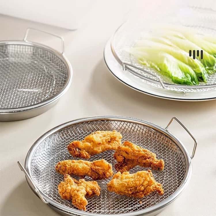 ザルせいろ お皿 2点セット 蒸し器 ステンレス 蒸しざる 蒸しかご 蒸し皿 蒸しプレ...
