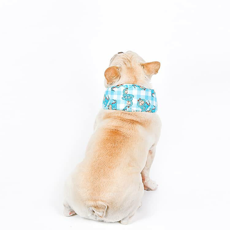 2個セット 犬 クールネック ネッククーラー スヌード 保冷剤付き 小型犬 中型犬 大...