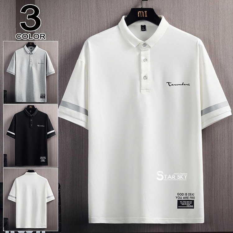 ポロシャツ メンズ シャツ 無地 半袖ポロシャツ おしゃれ 半袖 ゴルフウェア トップス POLOシャツ カジュアル