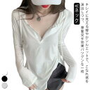 カジュアル レディース 春夏 フード付き Vネック ロングtシャツ ロンt ロング丈 tシャツ 夏 綿 おしゃれ カットソー チュニック Tシャツ tシャツ トップス 春秋 パーカー プルオーバー 白t 無地 シンプル 体型カバー 白 黒