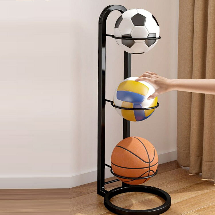 収納 4段 玄関 ボール 整理カゴ ボールスタンド 黒 ボール 片付け サッカーボール バスケボール 3段 ボール収納 玄関収納 バスケットボール スポーツボールラック フットボール ボールスタンド 白 飾る 台 ボールホルダー タワー