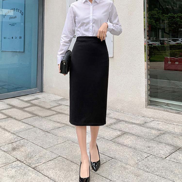ウエストゴム レディース 3種類 タイトスカート オフィス スリット入り スカート ミニスカート ビジネス 事務服 ストレッチ 制服 膝丈 企業 ユニフォーム 黒 リクルートスカート 通勤 面接 仕事用 スリム route39--10002120 Route39 サンプル画像2