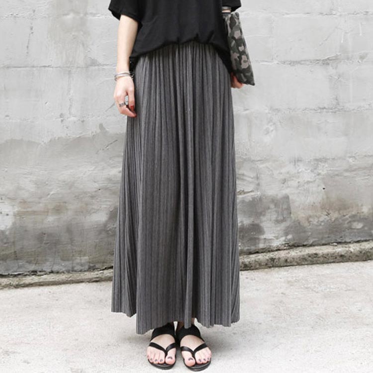プリーツスカートレディース Aライン スカート ハイウエスト プリーツ スカート ミモレ丈 ロング マキシスカート フレアスカート 黒 ボトムス モーダル 柔らか　春夏秋 おしゃれ ロング丈 着痩せ 体型カバー エレガント おしゃれ 送料無料