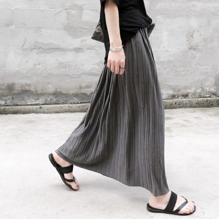 プリーツスカートレディース Aライン スカート ハイウエスト プリーツ スカート ミモレ丈 ロング マキシスカート フレアスカート 黒 ボトムス モーダル 柔らか　春夏秋 おしゃれ ロング丈 着痩せ 体型カバー エレガント おしゃれ 送料無料
