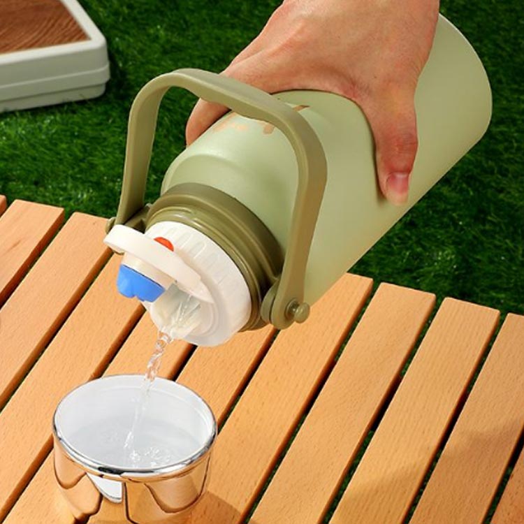 水筒 1.3L アイスコンテナ 保温 保冷 ス...の紹介画像3