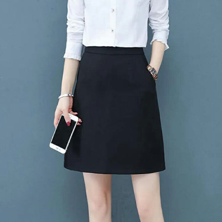 事務服 スカート 制服 洗える タイト キュロ...の紹介画像3