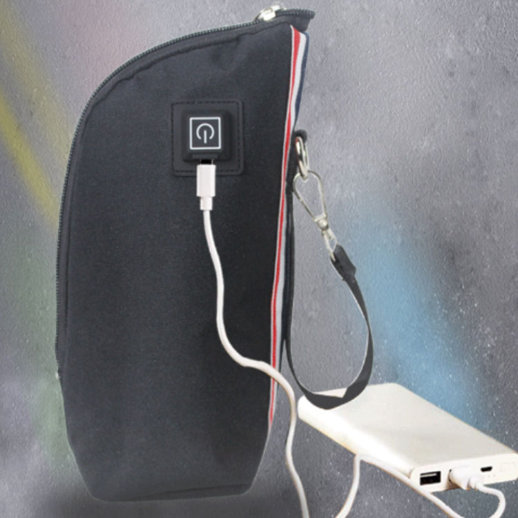 持ち運び 保温 男の子 旅行 外出 USB 哺乳瓶カバー ボトルウォーマー 哺乳瓶ポーチ...