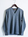 yzFREEWHEELERS(t[zC[[Y)`V NECK SWEATER GRAY`