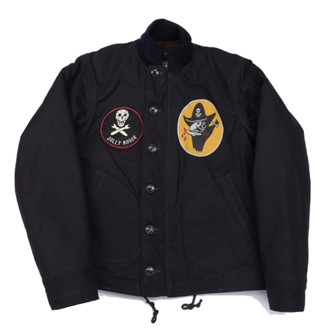 【送料無料】FREEWHEELERS(フリーホイーラーズ)～"KNUCKLE BONES" on"AAF 90thBG 400thBSQ" CIVILIAN DECK JACKET～