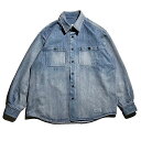 【送料無料】 Sugar＆Co.(シュガーアンドカンパニー)～DENIM DROP SHIRT 5Year Wash～