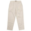 yzWORKERS([J[Y)`Officer Trousers RL Fit, White Denim`