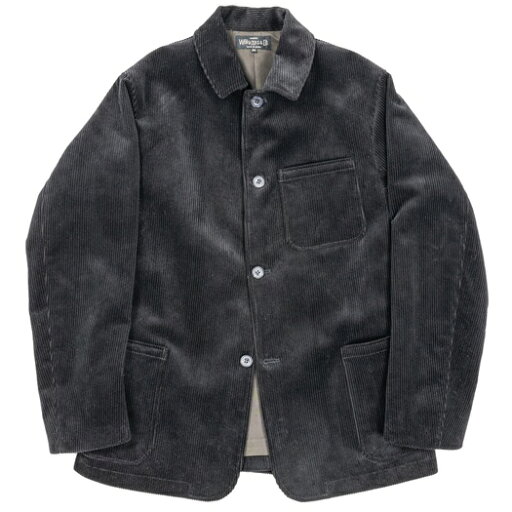 【送料無料】WORKERS(ワーカーズ)〜WORKERS Jacket, Heavy Corduroy, Black〜 【送料無料】WORKERS(ワーカーズ)〜WORKERS Jacket, Heavy Corduroy, Black〜