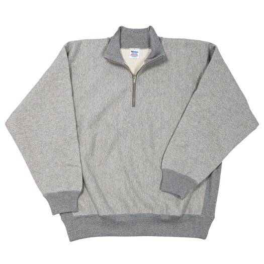 【送料無料】WORKERS(ワーカーズ) Trico Tag Sweat, Half Zip, Grey〜
